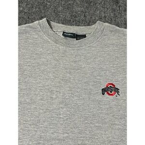 VTG Ohio State Sleeveless Shirt‎ Mens CL Gray/red & White Buckeyes Pro Edge NCAA